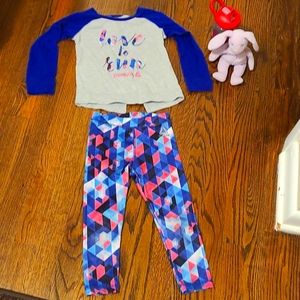 Reebok Active Set Long Sleeve Shirt and Active Pants